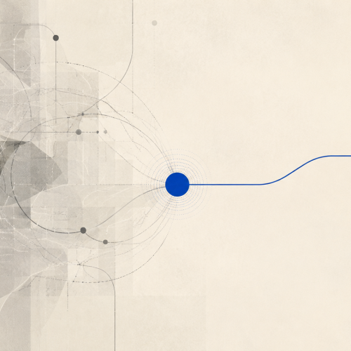 Abstract accumulated layers ending at a fresh cobalt starting point